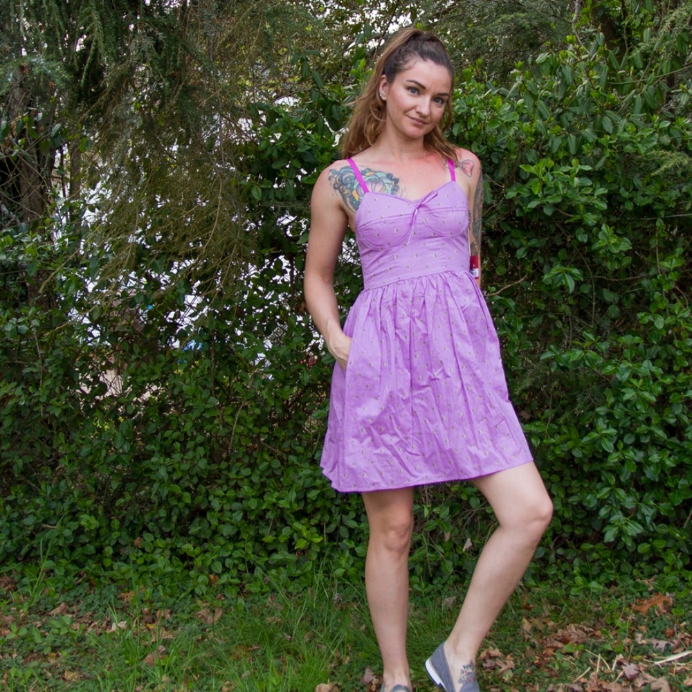 Purple Summer Dress